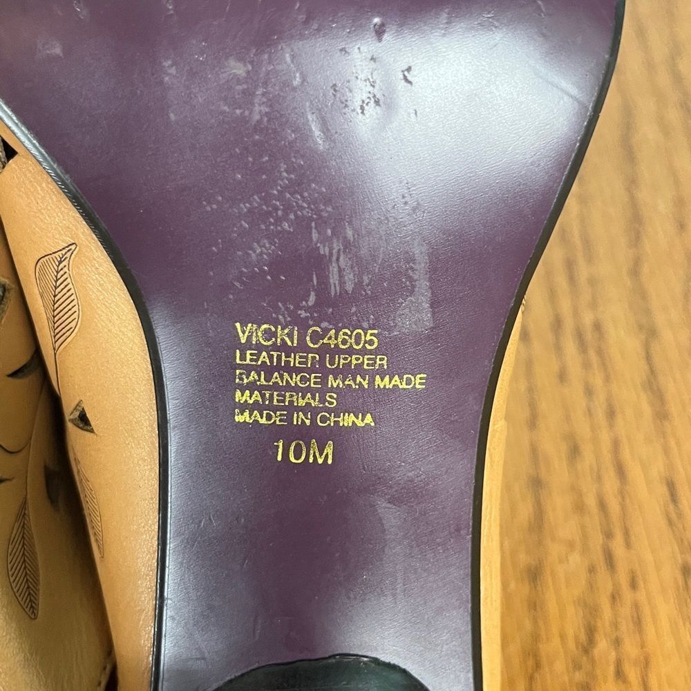 MIA - Vicki C4605 designer genuine leather mules size 10 - Picture 7 of 7